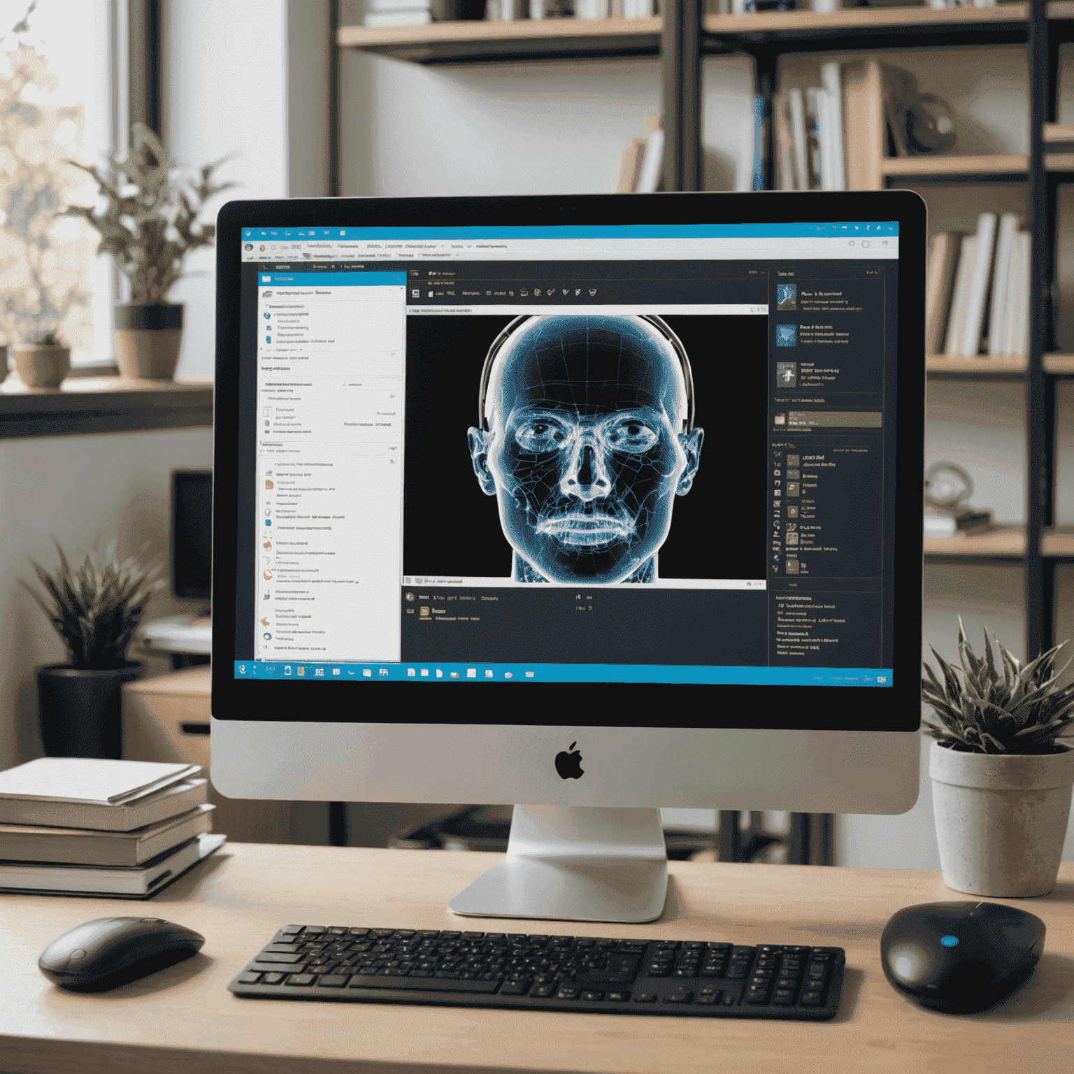 Capture d'écran montrant les résultats d'un scan avec Advanced IP Scanner, mettant en évidence les différents types de périphériques détectés